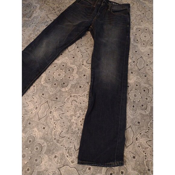 Women Junior Gap 1969 Straight Blue Jeans Waist 28 Inseam 29 Rise 9.5 - Picture 3 of 10